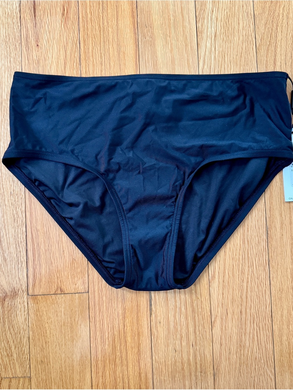 Calvin Klein Black High-Waist Bikini Bottoms